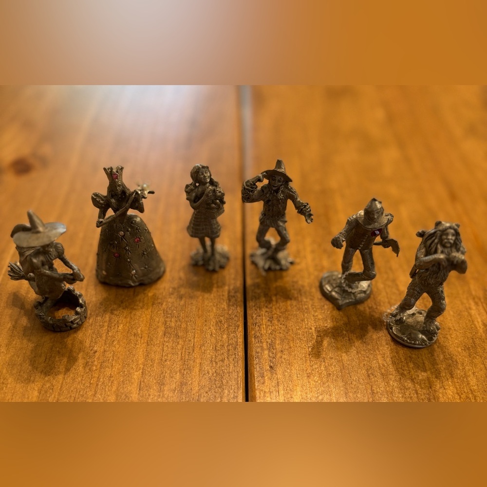 Vintage Comstock Wizard of Oz Figurine Set of 6